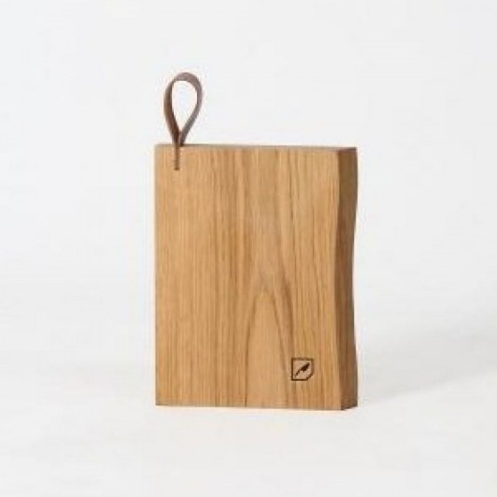 Deska do krojenia z drewna dębowego, 25x23 cm KamadoClub